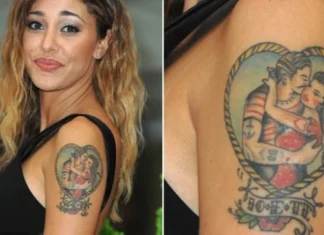 Tatuaje printre vedete: lista celor mai oribile 10