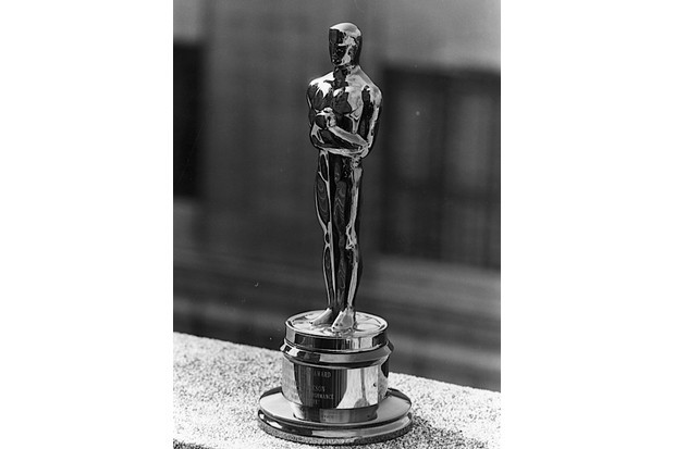 Statueta Oscar, proiectata de Cedric Gibbons.  (Jack Kay/Express/Getty Images)
