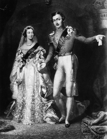 Regina Victoria a purtat o rochie de mireasa alba cand s-a casatorit cu Printul Albert