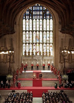 Un eveniment regal la Westminster Hall in 2012. (Foto de Ben Stansall/WPA Pool/Getty)