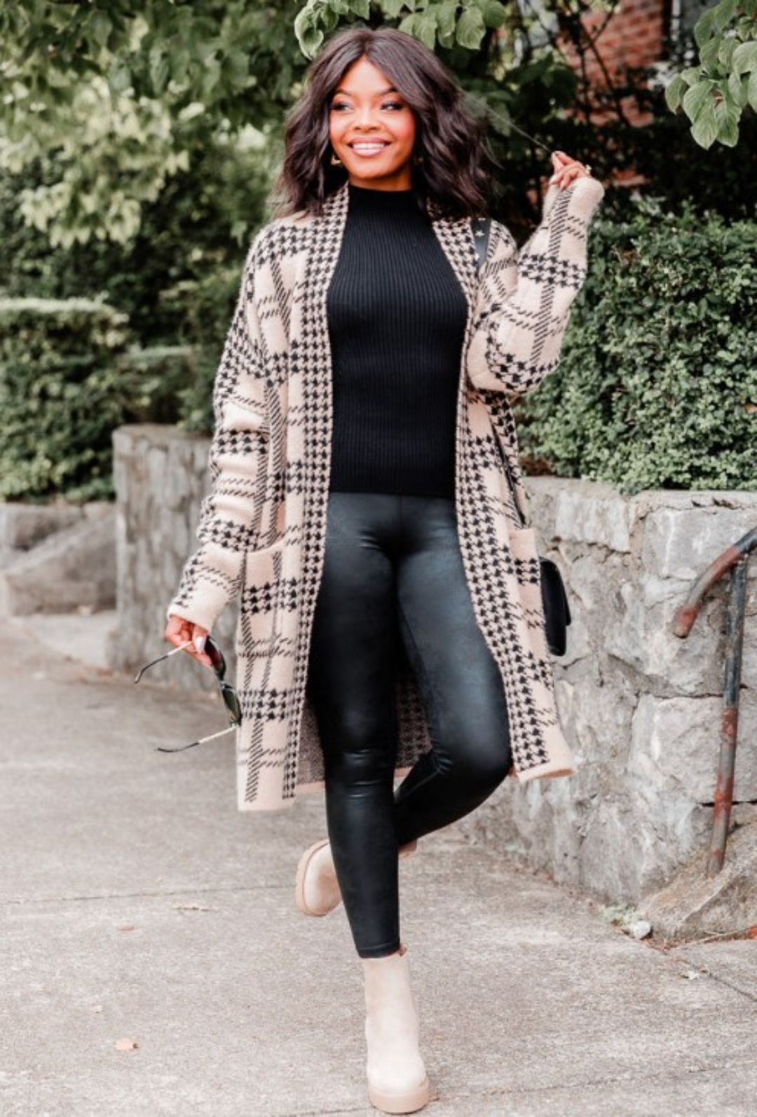 Cum sa porti un cardigan lung 11