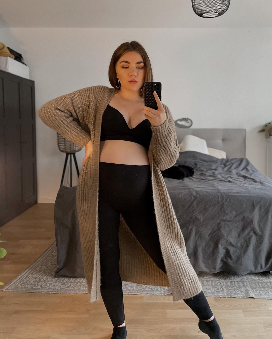 Cum sa porti un cardigan lung 23