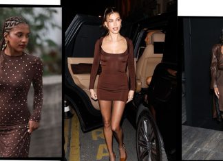 Cum sa porti o rochie maro: Cele mai bune 10 idei de tinute